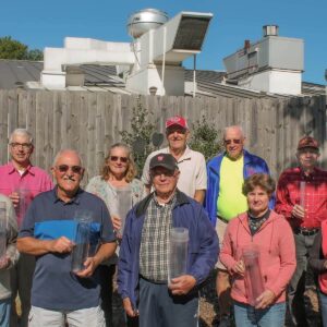 Group-at-Fence-Precipitation-Monitors