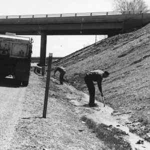 00-00-0000 Erosion along a road bank-Photo by Robert Mills