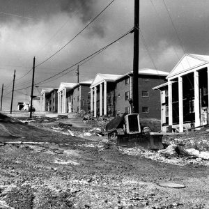 01-25-1969 Looking West off SR13 South of Mansfield. Urban erosion caused by removal of vegetation on sloping land #3-website