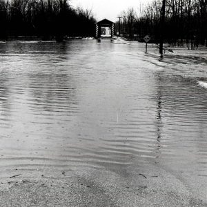 01-30-1968 Richland County’s historic covered bridge on Rome South Road-photo by T.Wolf-website