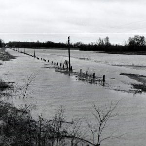 03-05-1964 looking South-Franklin Road at Shatzer Road – Wakefield ditch-website