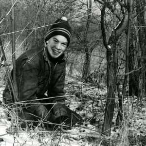 03-15-1969 Eddie Armstrong of the Springfield Sparks 4-H Club at work on Forestry Day at the Richland Rural Life Center-website