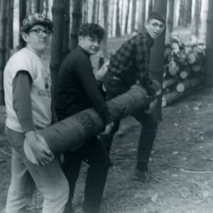 04-08-1967 Scouts Don Hill,Chuck Hicks,David Mills (T 102) at work in TSI at Camp Avery Hand-website