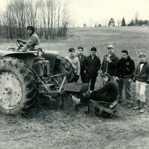 04-09-1966 Ken Donough on tractor,Al Kreitz on planter,Wilford Rusty Locke adrn. Woods & Water C.R.-website