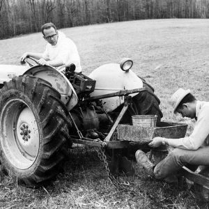 04-12-1964 Richard Adams & Edward Adams Jr.Tree planting project with Richland SWCD planter-website