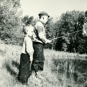 05-31-1965 Ed Kremer Pond. Tod & Bob Kremer-website