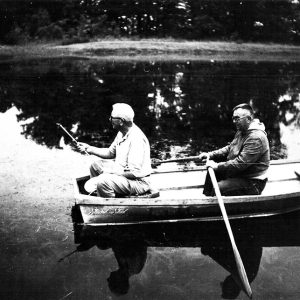 06-07-1969 Clarence Geiger & son Don apply herbicide aquathal to their farm pond-website