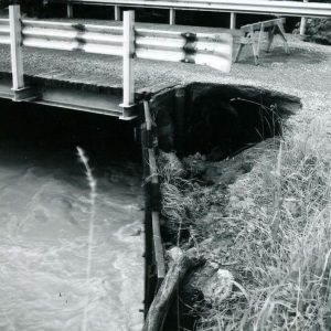 07-05-1969 John Winger Farm. Washed out bridge on Fleming Falls Rd near the farm. Sec 5 & Mifflin Twp-website