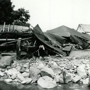 07-05-1969 Willis Ebenshade sheep barn destroyed by flood of July 4, 1968-website