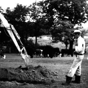 07-11-1975 Norman Winebigler Farm. Pond Site Investigation. Dean Swigart and Cattle-website