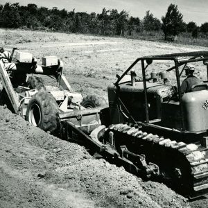 07-16-1965 Frank Eberl & Tom Neise constructing a pond at the Ralph Close Farm-website