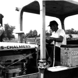 07-17-1975 George Smith Bulldozing at Bill Evans Pond-website