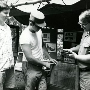 07-24-1968 Michael Whites, Mike Weber,Sam Weyrick (counselor) at summer camp at Avery Hand-Website