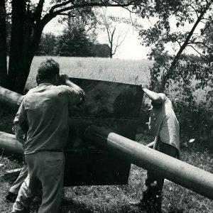 07-26-1963 A.C. Tuttle Farm. Bart Haring, contractor,Wally Seegap, Dayer operator. Mark Welding service-website