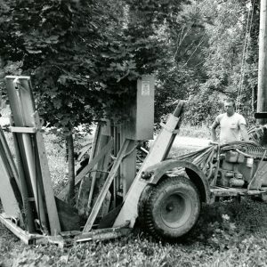 07-29-1970 Wade & Gatton Nursery. Tree planter machine up to 5 inches diamter. Bernard Varner-website