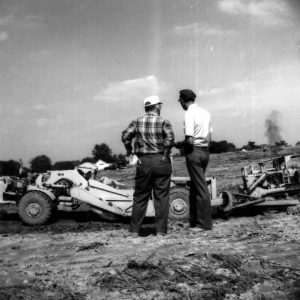 09-09-1974 Dean Swigart at Julius Claybaugh Pond. Slessmans Equipment #1-website