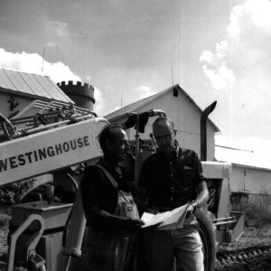 09-29-1971 Frank Eberle and Dean Swigart at John Scherer Farm-website