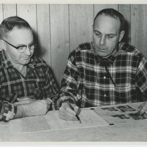 1-24-69 – Chester Mowry, 1967 Goodyear Award Winner with Robert Mills, SCS District Conservationist-0001 copy