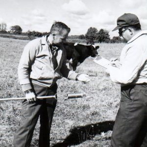 10-04-1968 James Ernst & Donald Musgrave – Soil Scienctists employed by ODNR’s Div of Lands and Soil (ODLS) at John Winger Farm-website