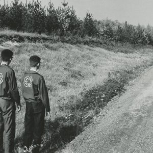 10-17-1965 Tom Mills & David Mills observing the 4-H seeding project at the RLC-website