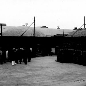 10-19-1976 Wayne Co. Orville Tile Company Technicians Tour Kilns for heating tile-website