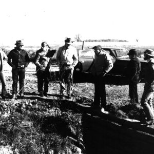 10-22-1974 Technicians Tour Hopkins Ditch Lee Walker, Bob Bemus, Kyle Moran, Dean Swigart, Carl Kaufman, Mike Deaton-0001