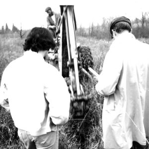 10-30-1974 Dean Swigart and Doc Kaye-pond soil tests-website