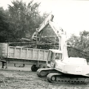 1990 Tornado clean-up Hauling debris to tire pit#3-website