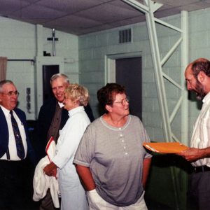 1998 Annual Meeting L-R Larry Forbes(back) Ralph Hulit, LaVaughn Oswalt,Manty Mitchell-website