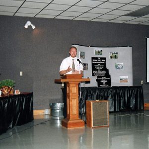 2000 Annual Meeting. Shelby Knights of Columbus Diane & Charles Winger Seated-website