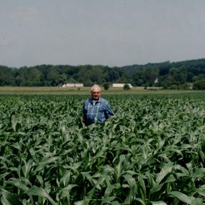 2003 Dale Broeske in corn field-website