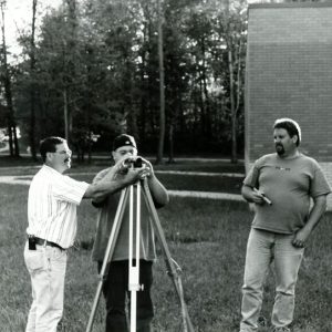 OSU Mansfield. Tim Brandt teaching students how to survey#25-website