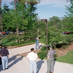 OSU Mansfield. Tim Brandt teaching students how to survey#9-website