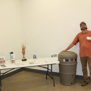 Foley, Sam at Information Table
