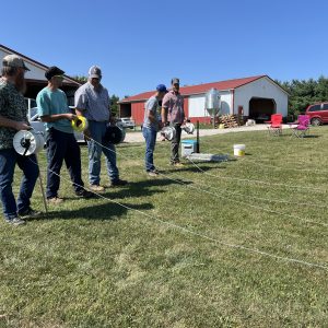 Participants w Fence Spool Wheels