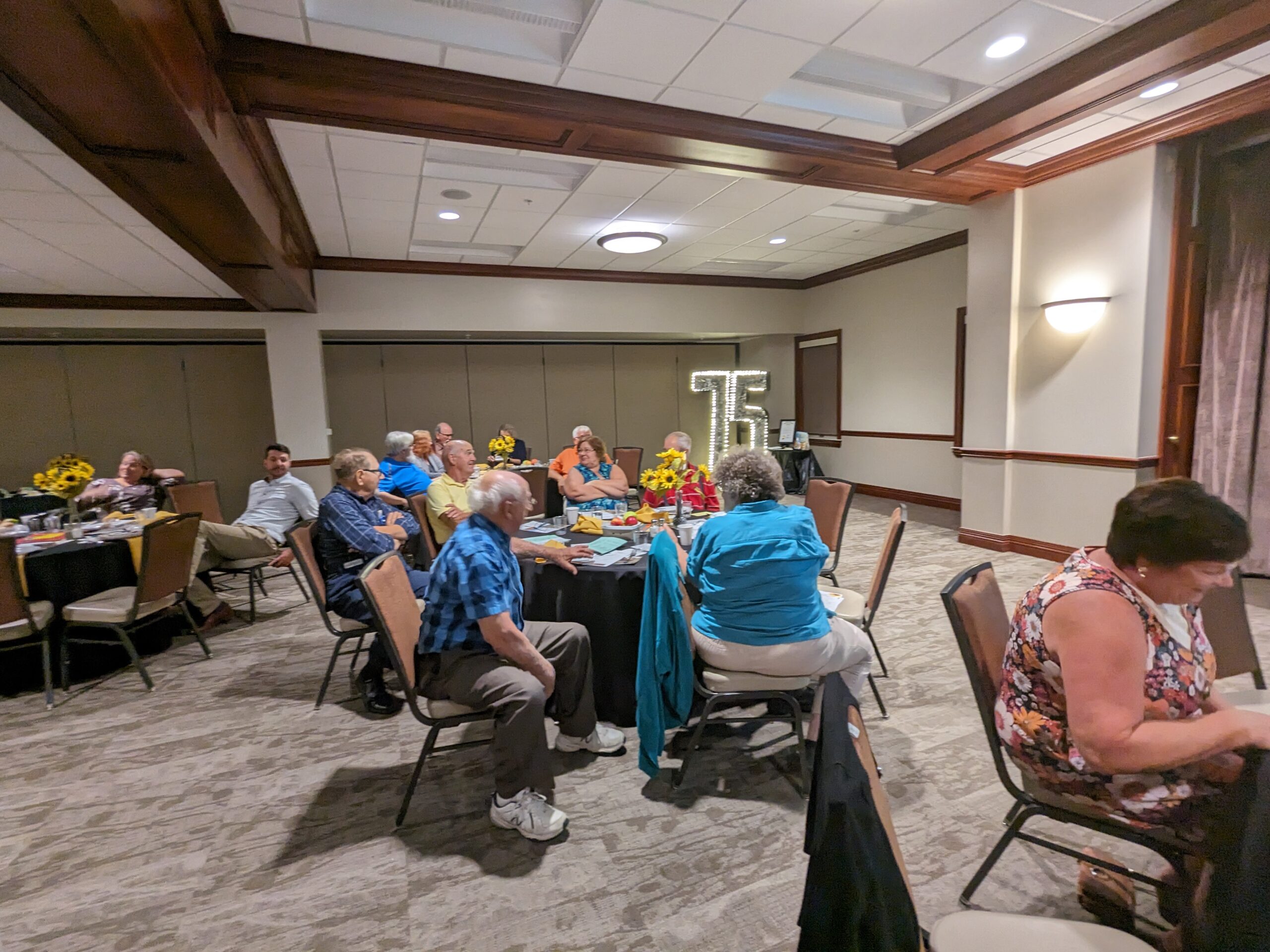 Attendees prior to meeting