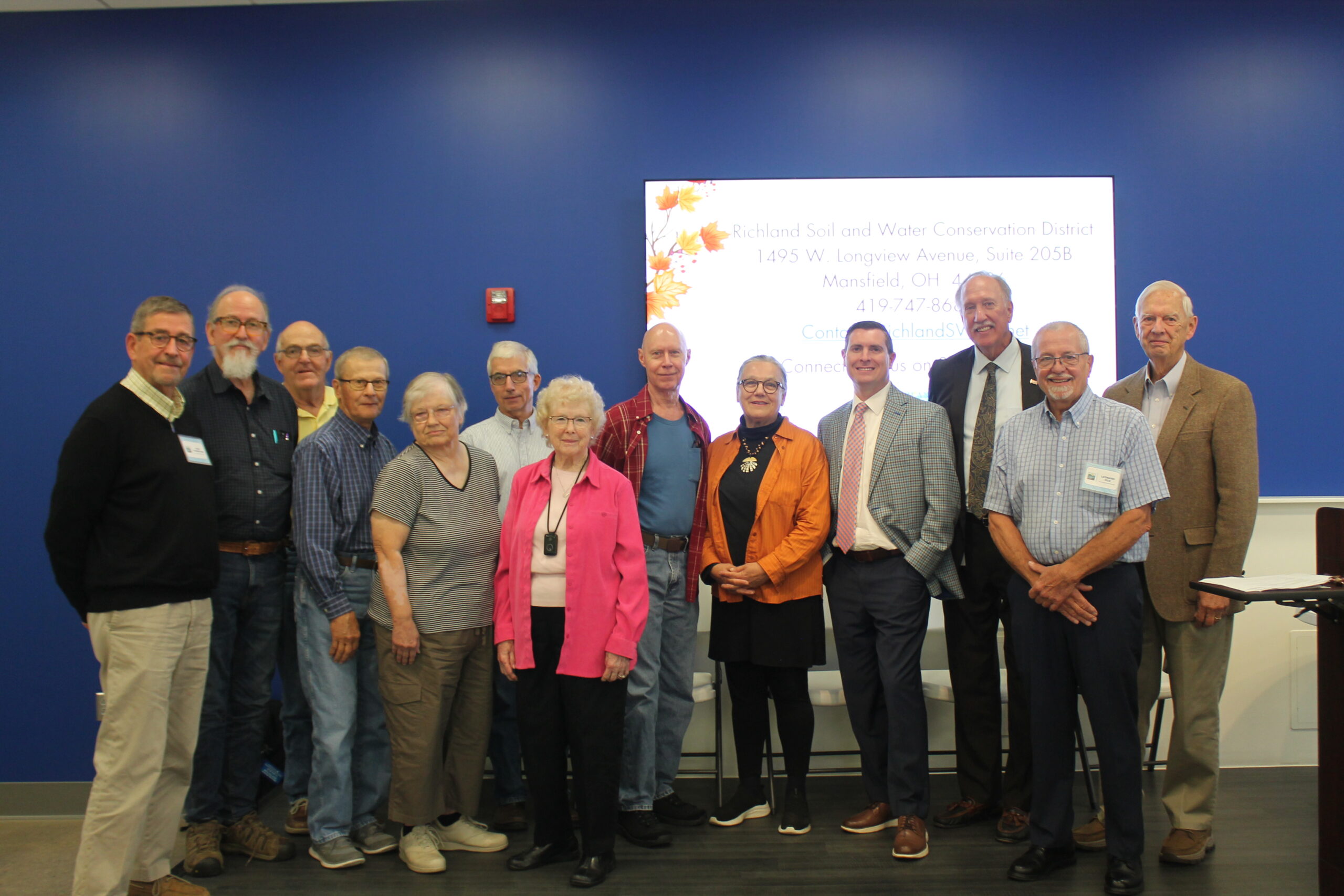 Commissioners with Volunteers