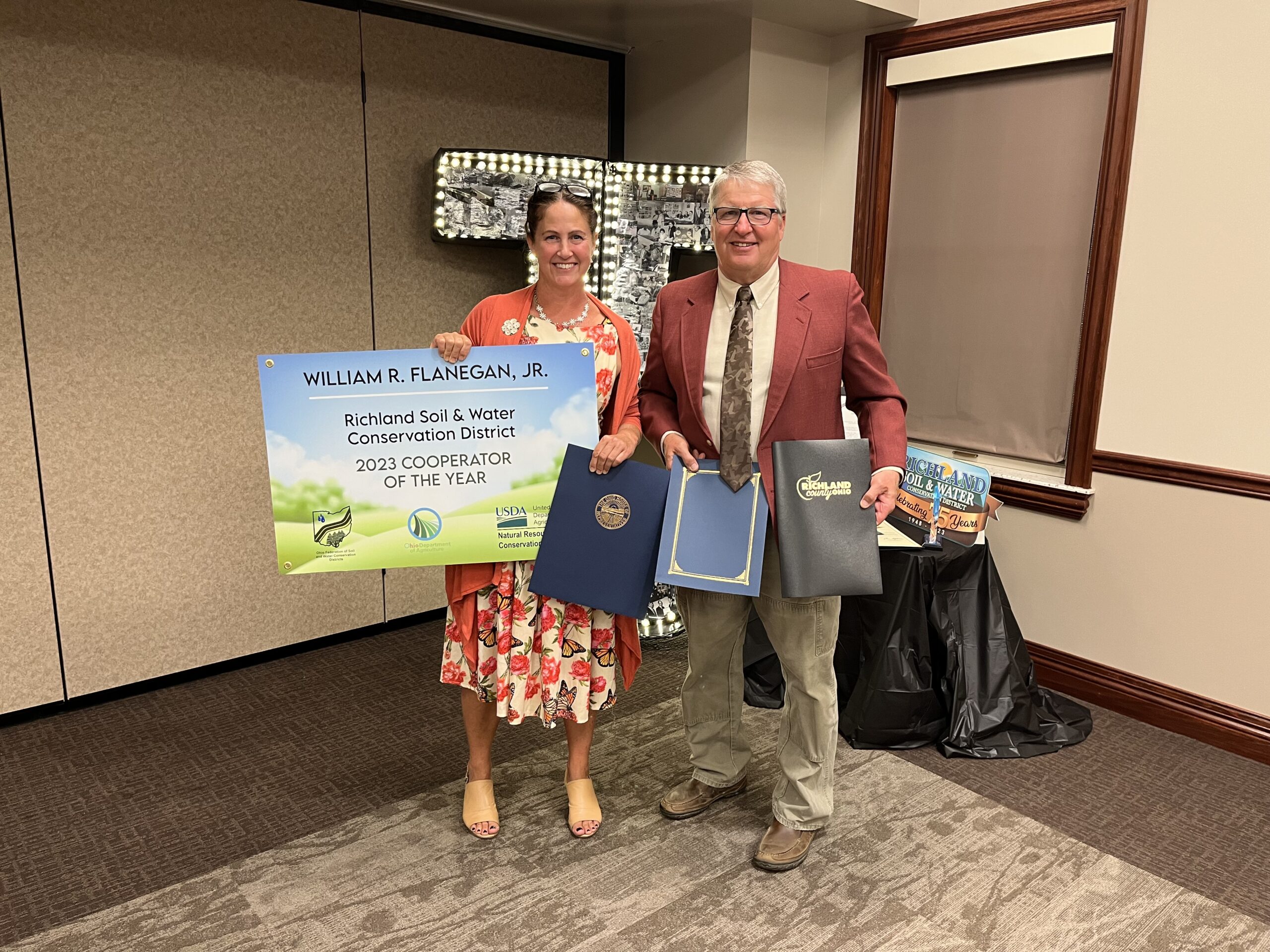Flanegan, Bill Coop of Year & Thomas, Erica Richland SWCD