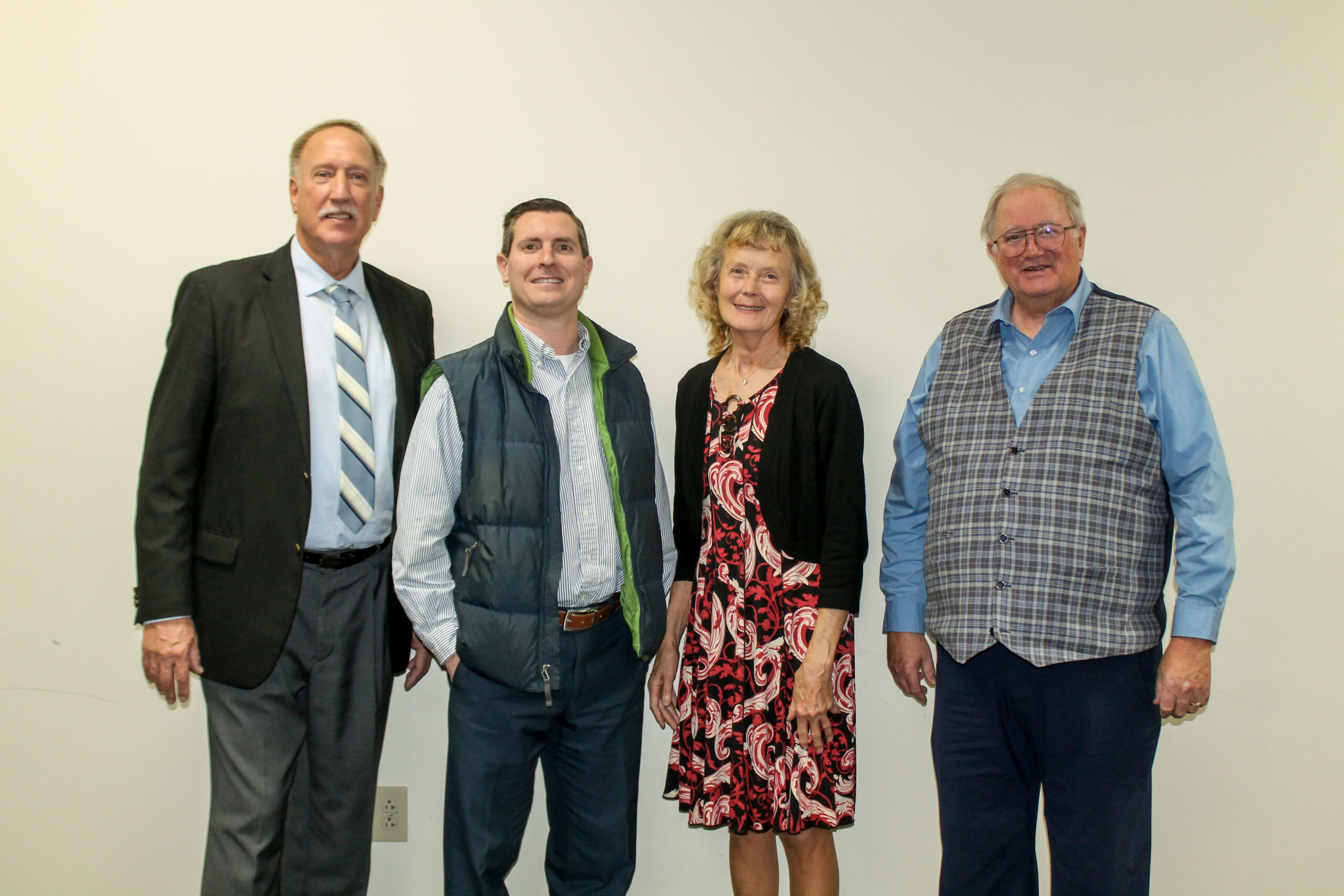 L to R - Mears, Cliff (Commissioner), Vero, Tony (Commissioner), Hafenstein, Ella (Volunteer), and Banks, Darrell (Commissioner)