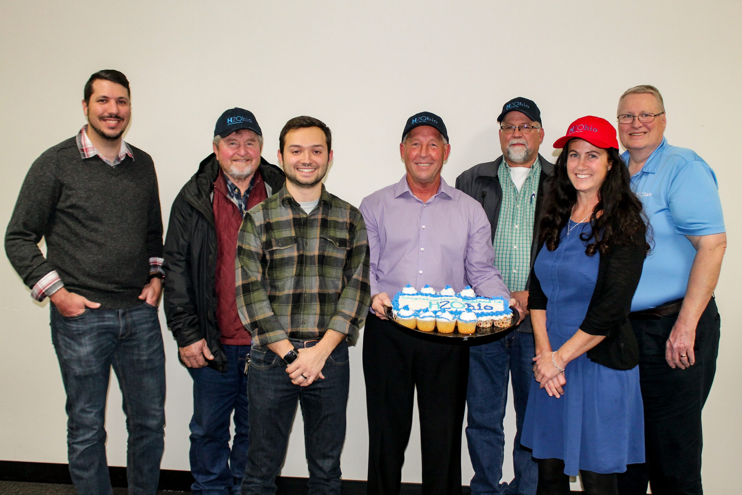 SWCD Staff, Alt, Brian (Supervisor), and others invovled in H2Ohio program