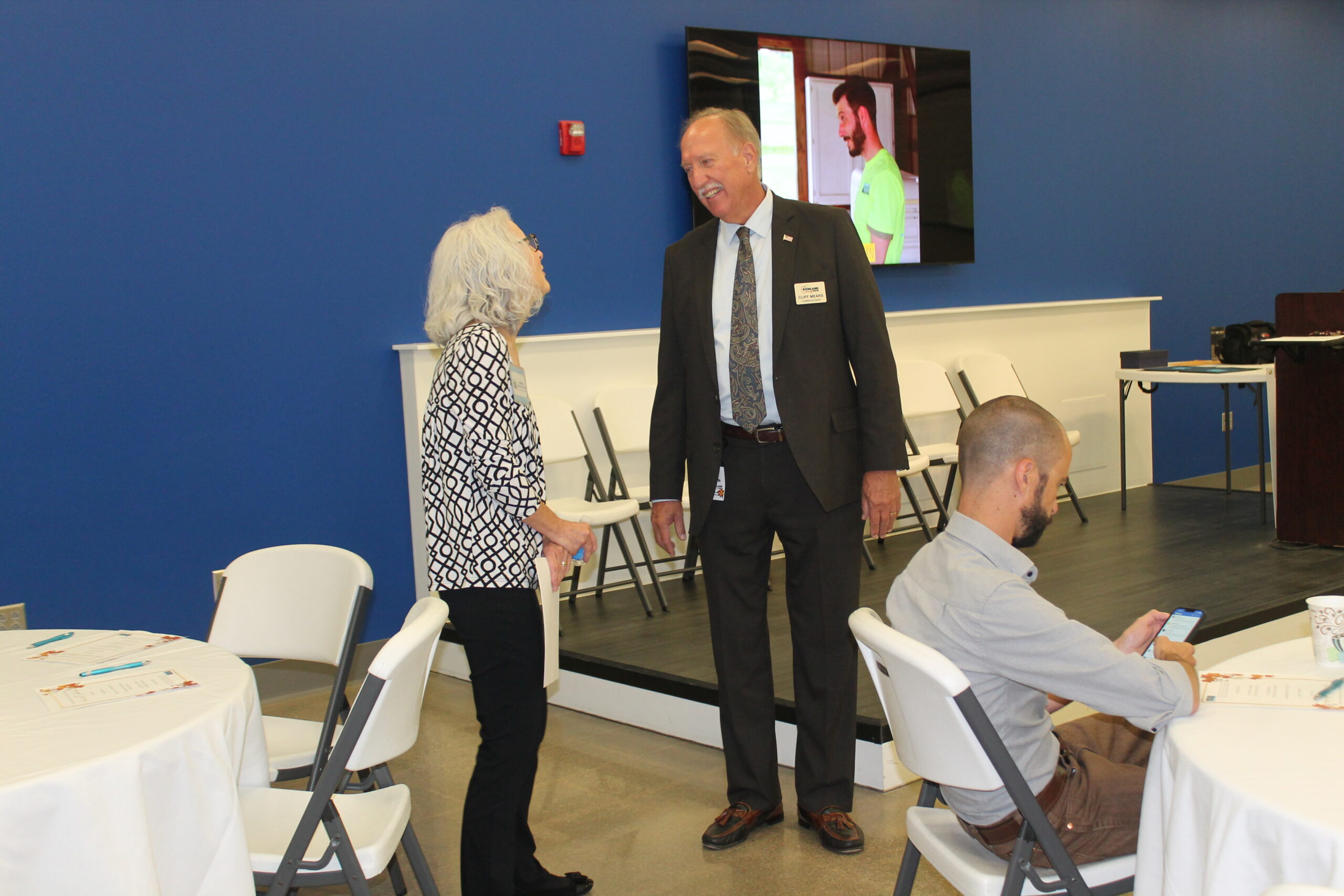 Sutter, Theresa SWCD Marketing; Commissioner Cliff Mears