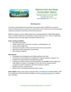 Winter Spring Marketing Intern