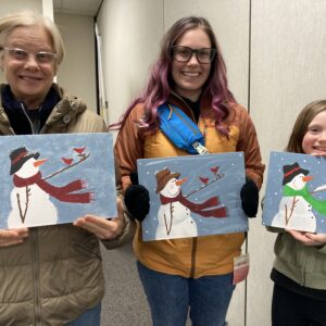 L to R Sanderson, Heidi; her daughter and granddaughter2