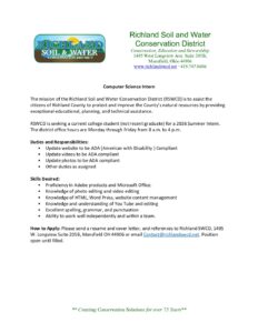 Summer Computer Science Intern