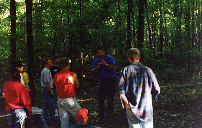 Richland County Forestry Contest. Plymouth. John Hildreth, Richland SWCD talking
E480