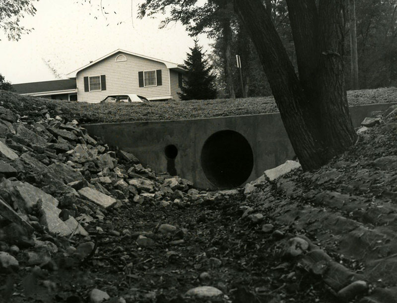 Erosion control leading into a culvert
Photo ID#: RSWCD564