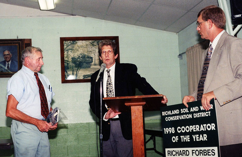 L to R: Richard Forbes, Charles Winger and Ken Burrer, Board Supervisors
RSWCD652