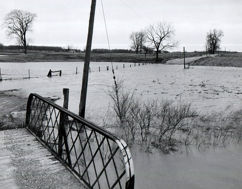 March 9, 1964
Spring flood at Marsh Run
Photo ID#: L76