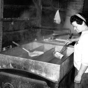 03_09_1968_Mrs._Harry_Benson_at_the_Harry_Benson_Maple_Sugar_Camp_website-1097