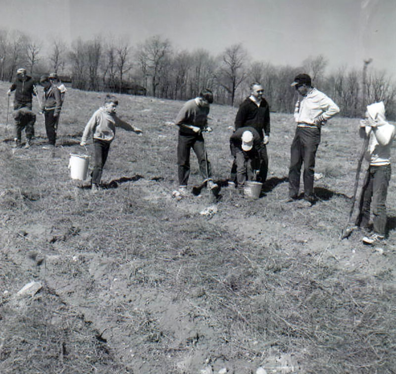 April 8, 1967
Tree planting
Photo ID#: E424